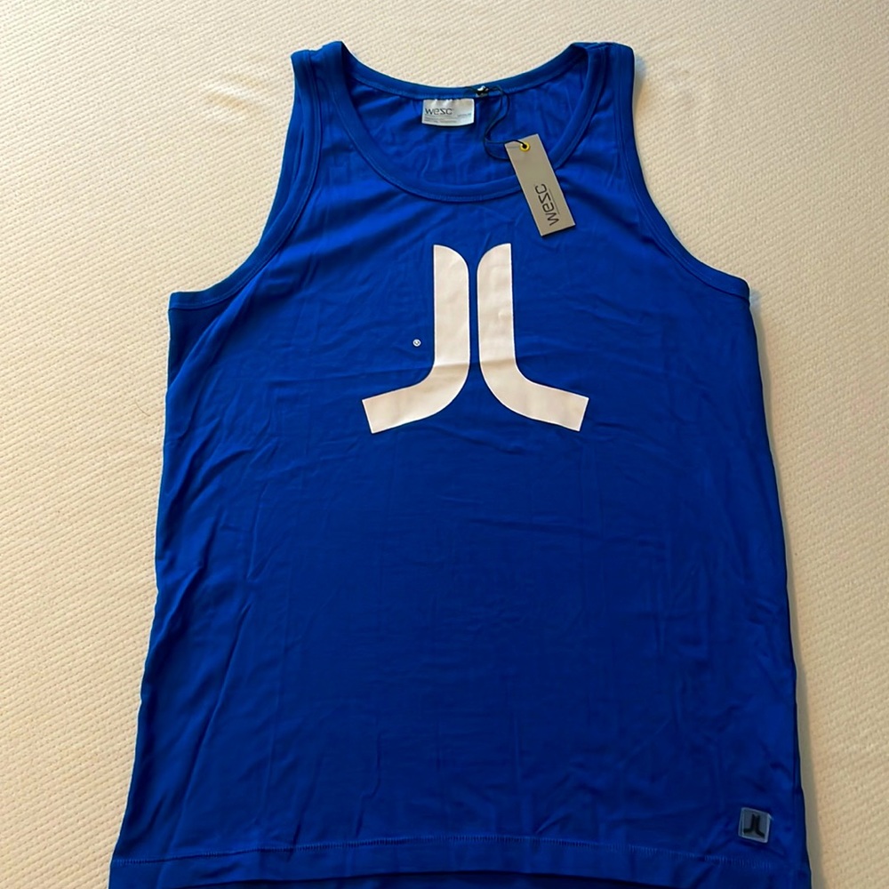 Wesc tank top. Men’s size medium. Royal blue. NWT